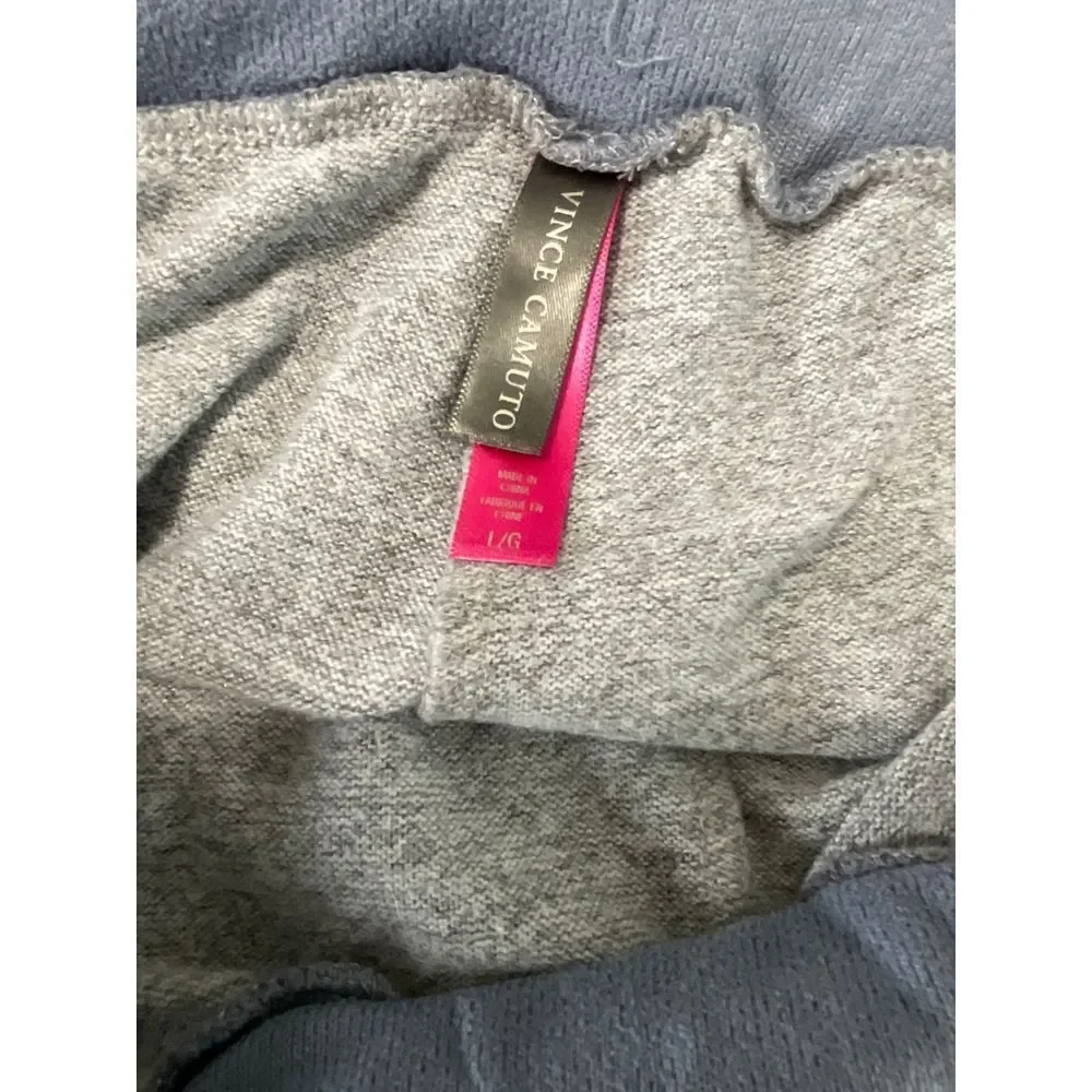 Vince Camuto Gray and Blue Pajama Shorts Sz L - Picture 4 of 5